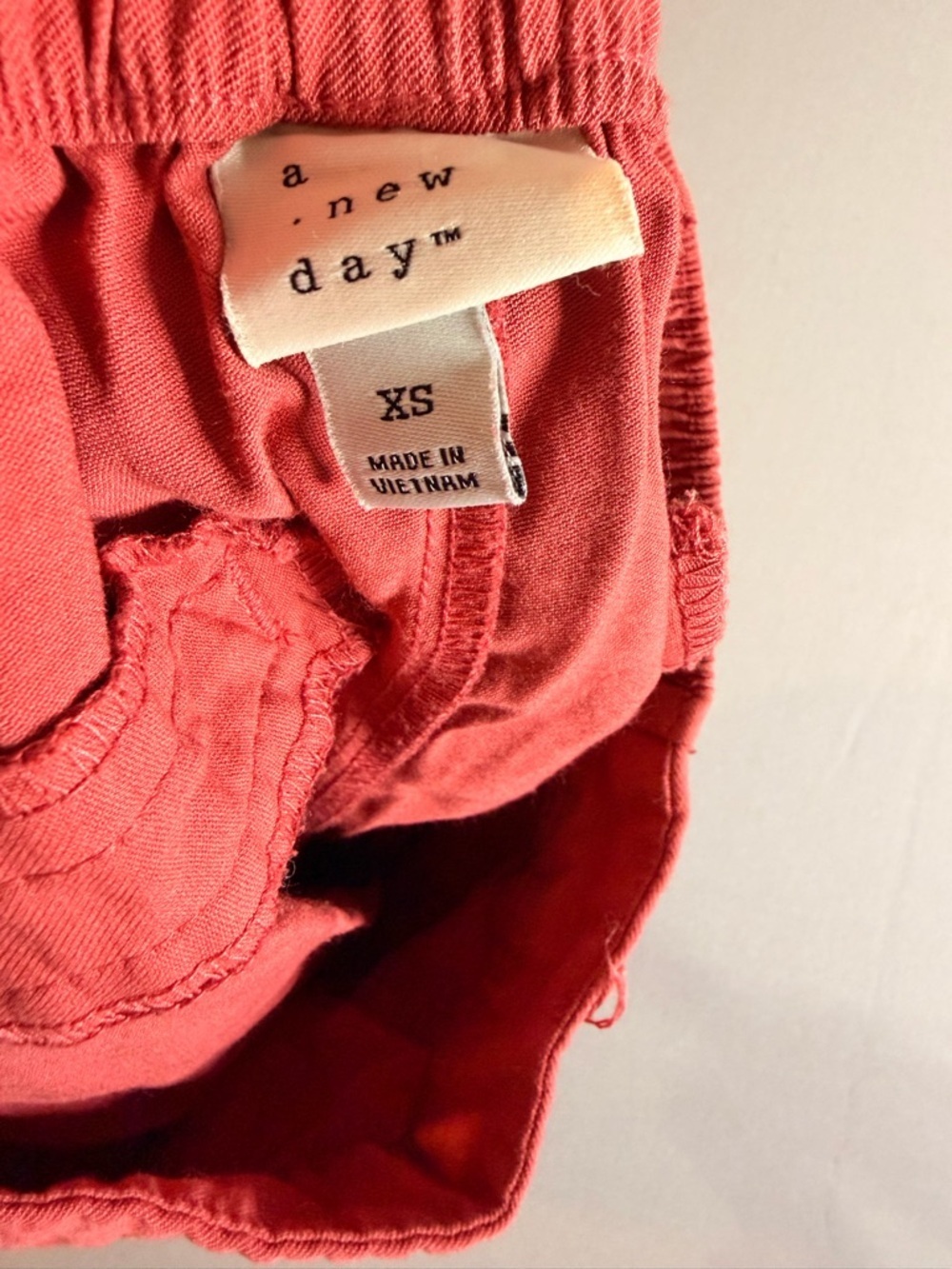A New Day Women’s High-Rise Pull On Shorts In Terracotta Color Size XS - Picture 6 of 7